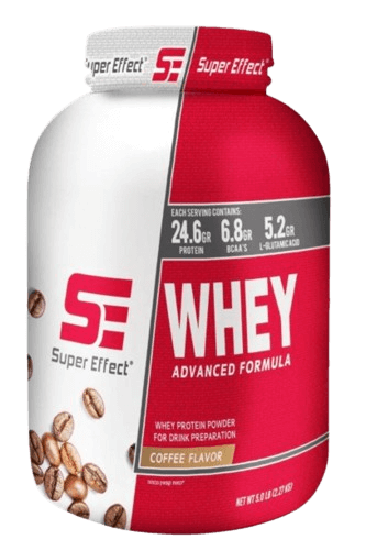 אבקת חלבון WHEY בטעם קפה מבית Super Effect