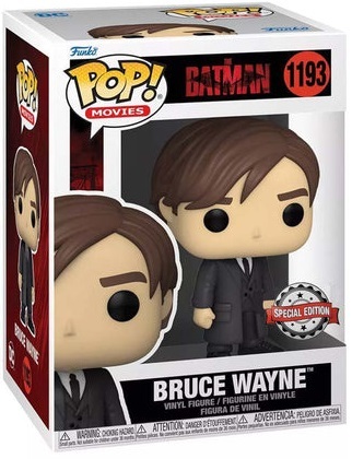 POP Movies:The Batman- Bruce Wayne Suit (אקסקלוסיבי - מדבקה כסופה)