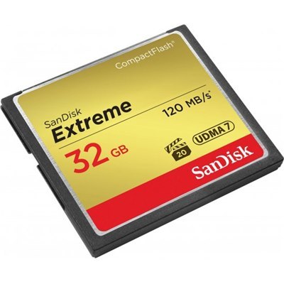 כרטיס זיכרון SanDisk Extreme SDCFXSB-032G 32GB Compact Flash סנדיסק