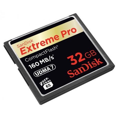 כרטיס זיכרון SanDisk Extreme Pro SDCFXPS-032G 32GB Compact Flash סנדיסק
