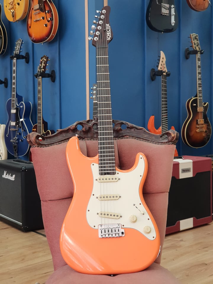 Schecter USA Nick Johnston “Wembley” Atomic Orange 2020
