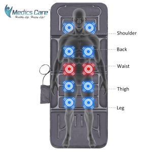 מזרן עיסוי 10 מנועי רטט מולטי פונקציונלי MC-3703 MEDICS CARE