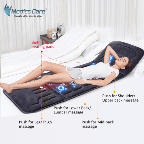 מזרן עיסוי 10 מנועי רטט מולטי פונקציונלי MC-3703 MEDICS CARE