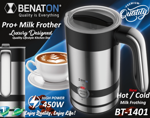 מקציף חלב מקצועי BENATON BT-1401