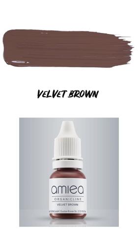 איפור קבוע צבע אורגני לגבות - VELVET BROWN