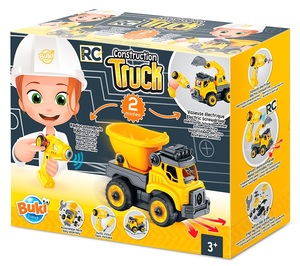 ערכה להרכבת משאית / מחפרון חשמלית עם שלט רחוק/מברגה חשמלית