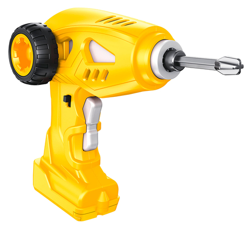 ערכה להרכבת משאית / מחפרון חשמלית עם שלט רחוק/מברגה חשמלית