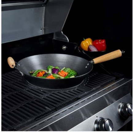 גריל גז משולב פחמים GS- Gourmet 6B +כירה מק