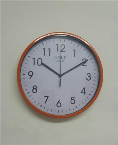 שעון קיר גולף כתום GOLF  3827-11