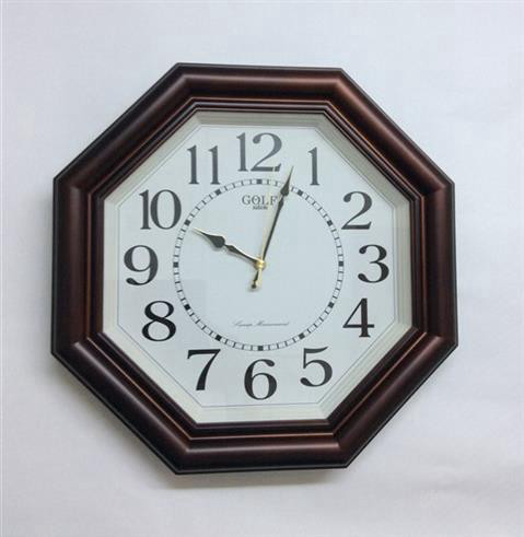 שעון קיר גולף משושה 2527 GOLF 