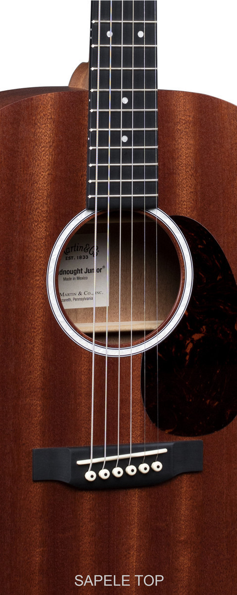 גיטרה אקוסטית מוגברת + נרתיק MARTIN DJR10E-01 SAPELE