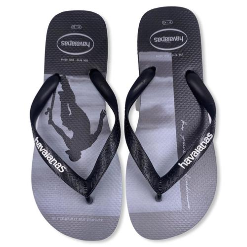 כפכפי Havaianas HYPE Black לבנים מידות 35-40