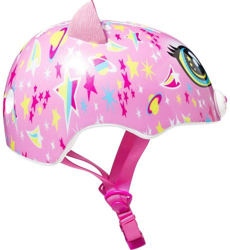 קסדת ילדים בעיצוב 3D עם פתחי אוורור לגיל 3-5 - חתול אסטרו