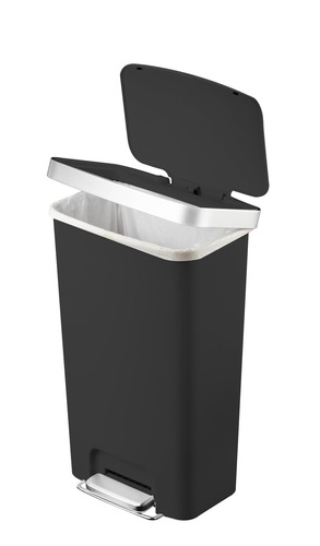 פח אשפה מלבני 45 ליטר שחור מט ECO HANA