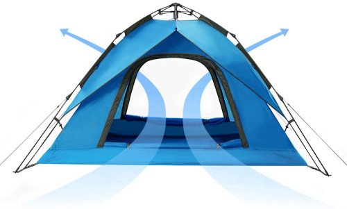 אוהל בן רגע ל 4 אנשים פתיחה מהירה NATUREHIKE TENT דגם NH21ZP008