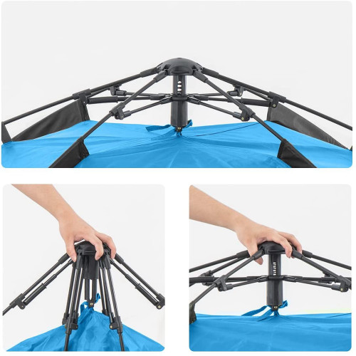 אוהל בן רגע ל 4 אנשים פתיחה מהירה NATUREHIKE TENT דגם NH21ZP008