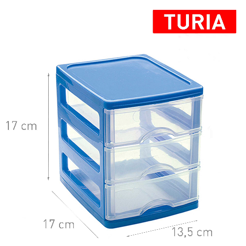 מגירון שולחני T פורט 3 מגירות