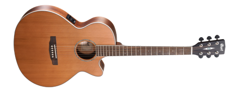 גיטרה אקוסטית מוגברת CORT SFX-CED NS CUTAWAY