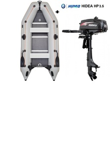 סירה עם מנוע -סירה קוליברי KM300+מנוע HIDEA 3.5HP
