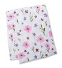 חיתול תינוק גדול מעוצב 100% כותנה טטרה 120X120 ס"מ - פרחי אביב