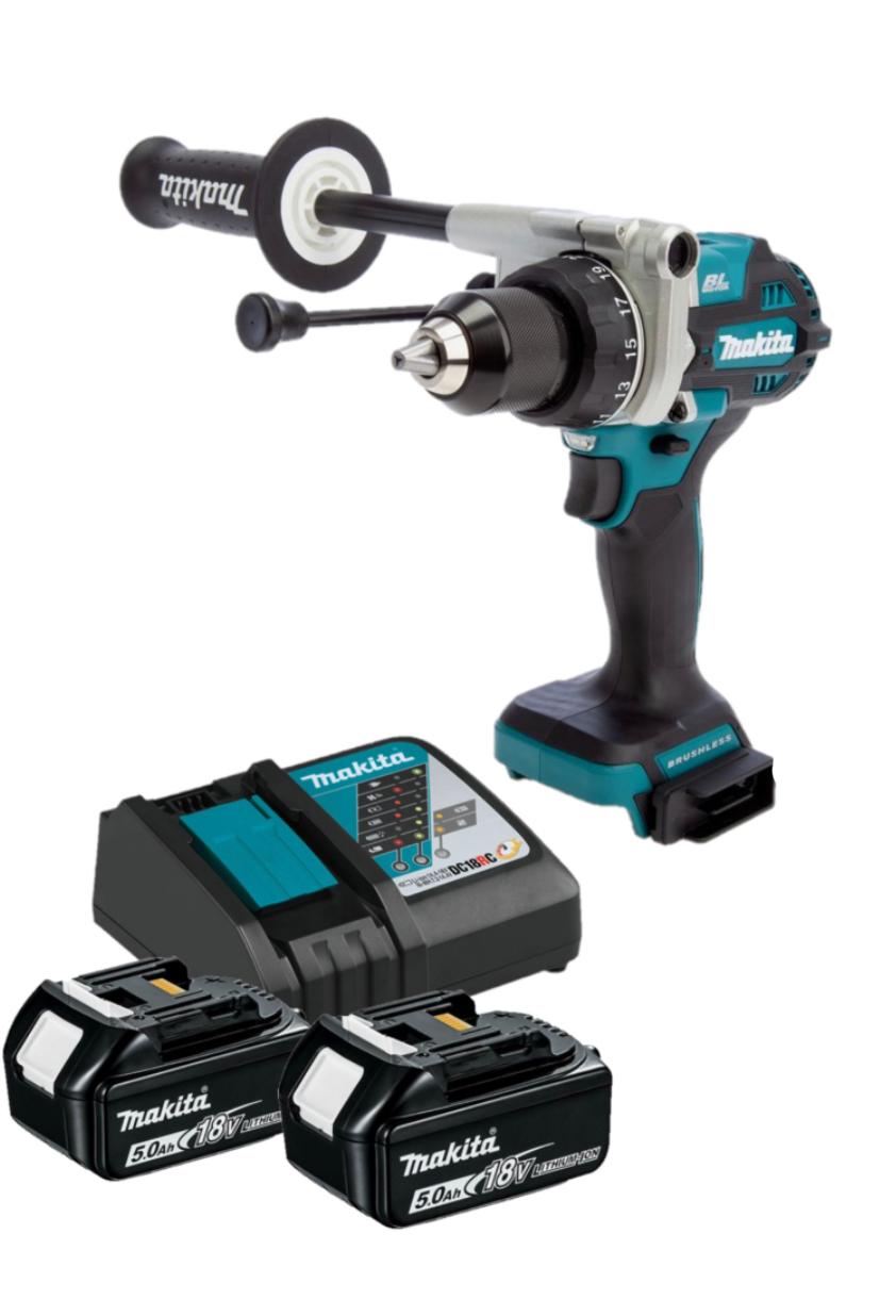 מברגת אימפקט 18V + שתי סוללות 5.0AH