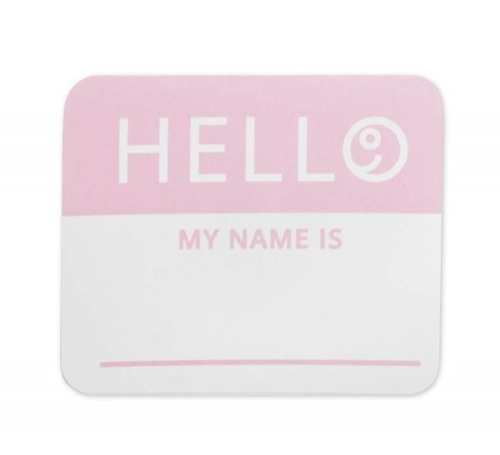 מארז Hello World - סט כובע, חיתול במבוק ותג שם - פרחוני