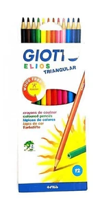 GIOTTO עפרונות אליוס אקולוגי נטול עץ 12 גוונים