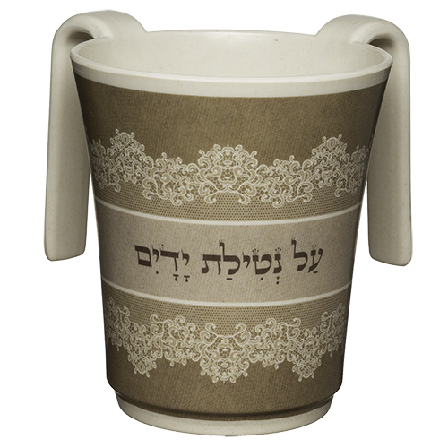 נטלה במבו עיטורים גווני חום 14 ס"מ
