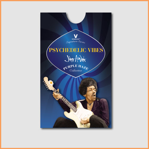 גריינדר כרטיס V syndictae סדרת לימיטד אדישן - purple haze - קולור ג'ימי הנדריקס 2