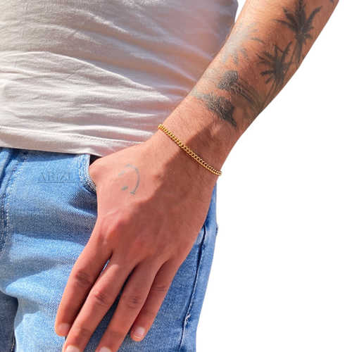 צמיד זהב עדין