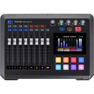 מיקסר מקצועי Tascam Mixcast 4 מקליט