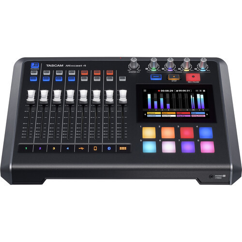 מיקסר מקצועי Tascam Mixcast 4 מקליט
