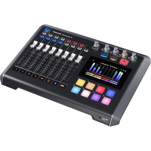 מיקסר מקצועי Tascam Mixcast 4 מקליט