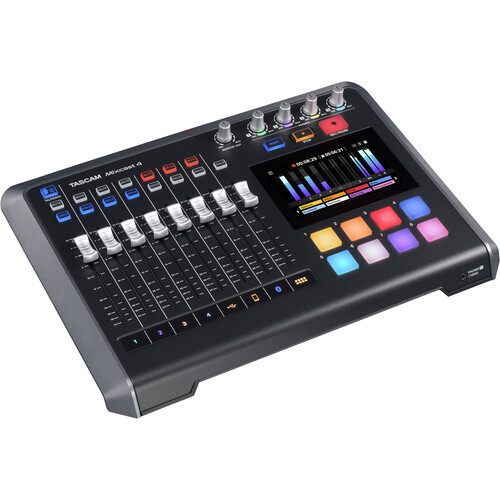מיקסר מקצועי Tascam Mixcast 4 מקליט