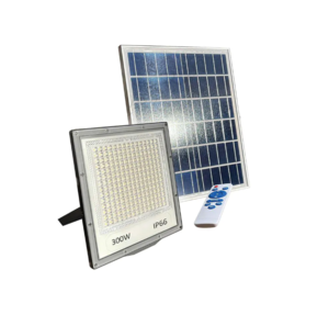 תאורת הצפה סולארית BEST 200W עם שלט-אור לבן semicom