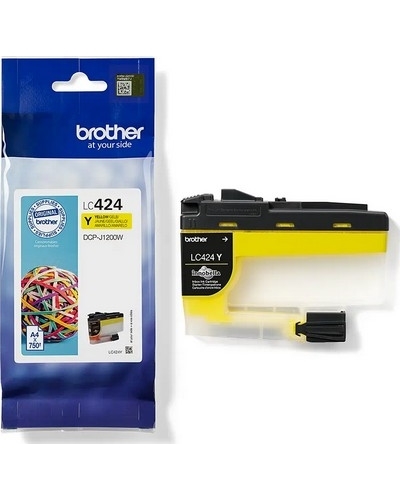  ‏ראש דיו צהוב מקורי Brother LC424Y