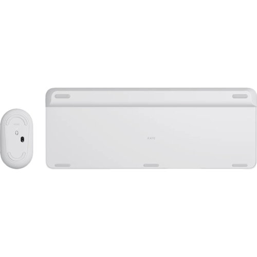 מקלדת דקה ועכבר מבית LOGITECH דגם MK470 בצבע לבן