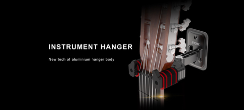 מתלה קיר לגיטרה לקיר מחורץ AH-83 מבית AROMA