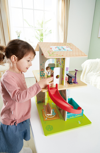 בית בובות מגלשה וצלילים-HAPE