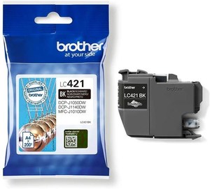 ראש דיו שחור מקורי Brother LC421BK