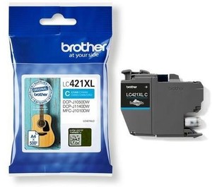 ראש דיו כחול מקורי Brother LC421XLC