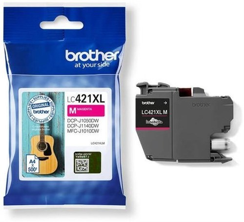 ראש דיו אדום מקורי Brother LC421XLM