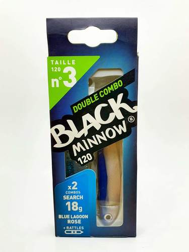 FIIISH BLACK MINNOW - DOUBLE COMBO N'3  מספר 3