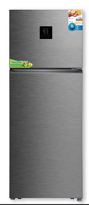 מקרר 2 דלתות מקפיא עליון  NF545INOX לוקסור LUXOR  נירוסטה 