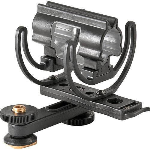 בולם זעזועים למיקרופון עם חיבור למצלמה Rycote