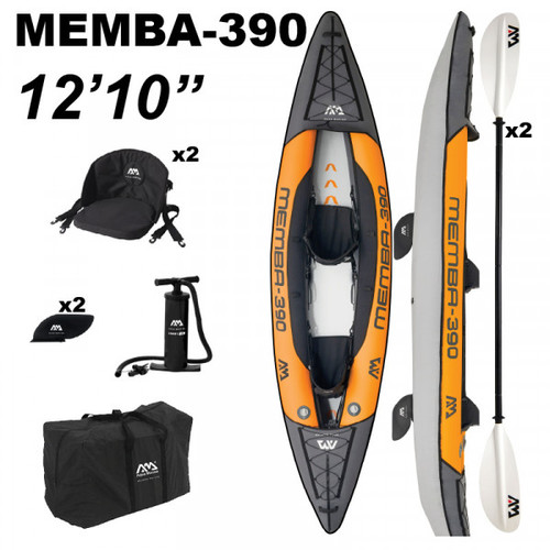 קיאק מתנפח זוגי חזק AQUA MARINA ME390 MEMBA