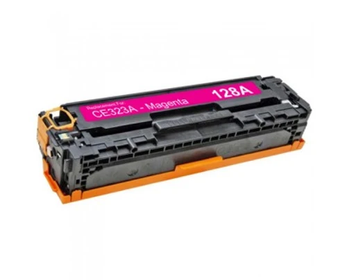 משלוח עם שליח חינם - טונר פרימיום תואם HP 128A CE323A אדום/מג'נטה (1,300 דף)