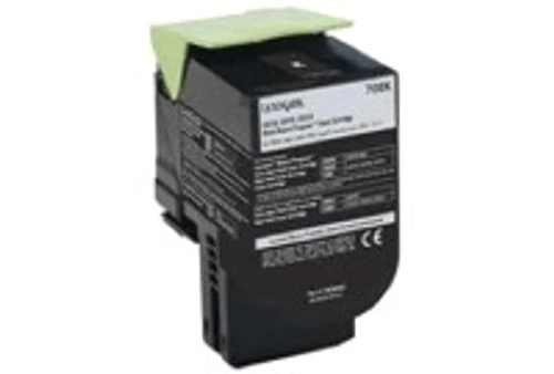 משלוח עם שליח חינם - טונר פרימיום תואם Lexmark 70C8HK0 שחור (4,000 דף)