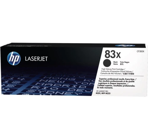 טונר שחור מקורי HP CF283X 83X (הספק 2,200 דף)
