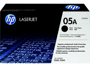טונר שחור מקורי HP CE505A 05A (הספק 3,000 דף)